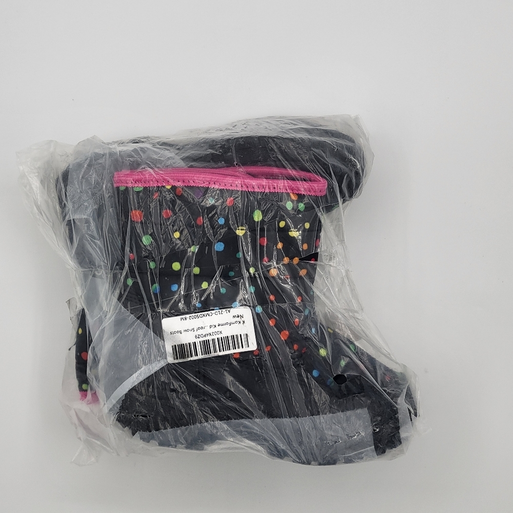 New K KomForme Kids Girls Ankle Warm Fur Lined Outdoor Snow Winter boots 8